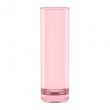 Ваза высота 267мм цилиндр стекло Розовая в коробке арт.767-Н5 