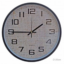 Часы настенные кварц 30см круглые арт.530-1 