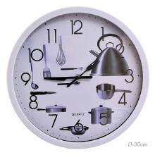Часы настенные кварц Кухня 30см круглые арт.501-1 