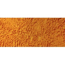 Коврик для ванной комнаты 50х80см прямоугольный ворсовый Макароны оранжевый арт.А014 