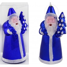 Фигурка-подвеска Дед Мороз синий h 12см пластик без упаковки 1 арт.SYQC-0123253-2