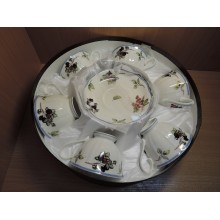 Сервиз чайный 12пр. фарфор в коробке арт.102-015 