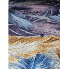 Коврик 80х100см рулон ворсовый Dekorelle Velvet silk цветной арт. VS130_0,8x15 