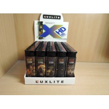 Зажигалка газовая карманная Luxlite Animals XHD 180WP 