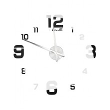 Часы настенные интерьерные кварц Классические L серебро 100-120см арт.ЧН-7527 