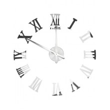 Часы настенные интерьерные кварц Классические М серебро 80-100см арт.ЧН-7532 