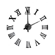 Часы настенные интерьерные кварц Классические М чёрные 80-100см арт.ЧН-7529 