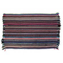 Коврик 60х90см прямоугольный плетёный разноцветный 