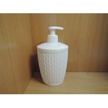 Дозатор для жидкого мыла пластик Вязаное плетение арт.М8048 
