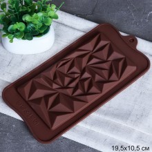 Форма для шоколада на шт. силикон 19,5х10,5 арт.HL-245 