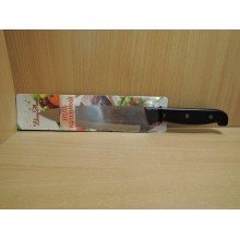 Нож кухонный лезвие 170мм широкое Libra-Plast Шеф 28см ручка пластик арт.КН-107 